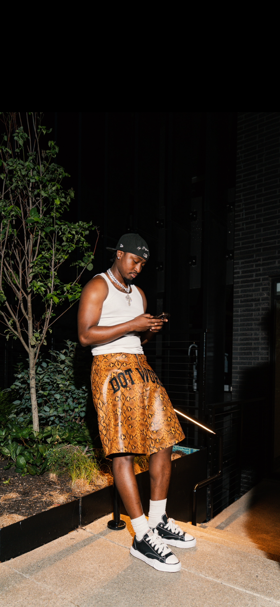 Snakeskin Shorts
